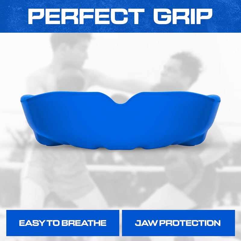 BFS IMPEX Mouth Guard Sports for Adults Best for Teeth,MMA Mouth Guard with Case for Boxing,Karate,Rugby,Football MouthGuard (Royal Blue) - Image 4